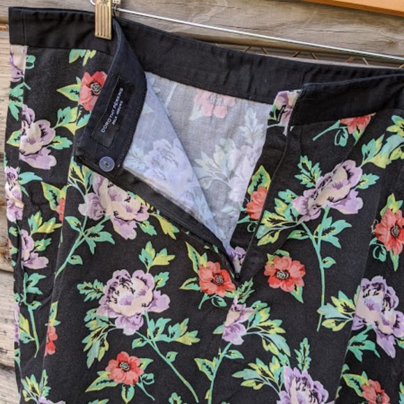 Dorothy Perkins Floral Pencil Skirt Size 18 - Picture 4 of 9